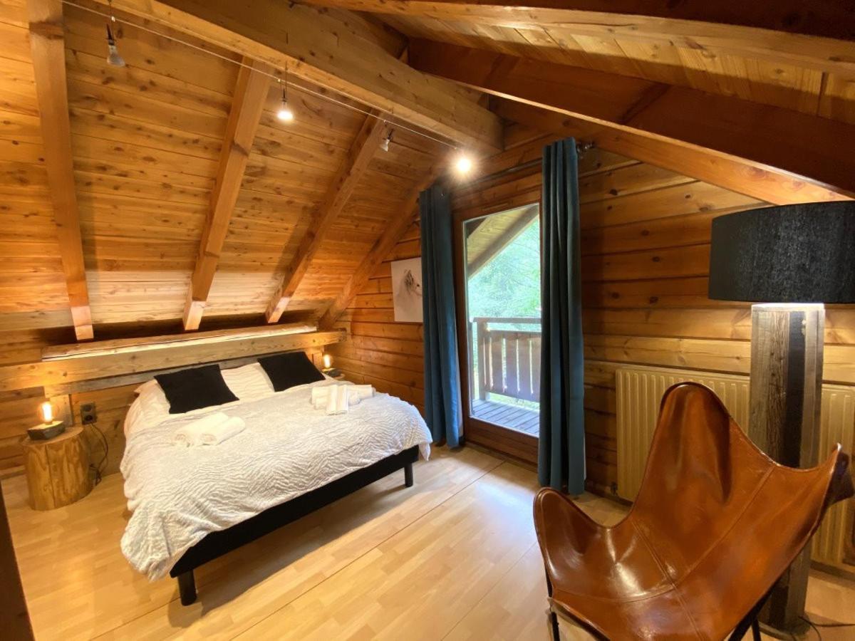Le Renard Chalet En Bois Ла-Бресс Екстер'єр фото