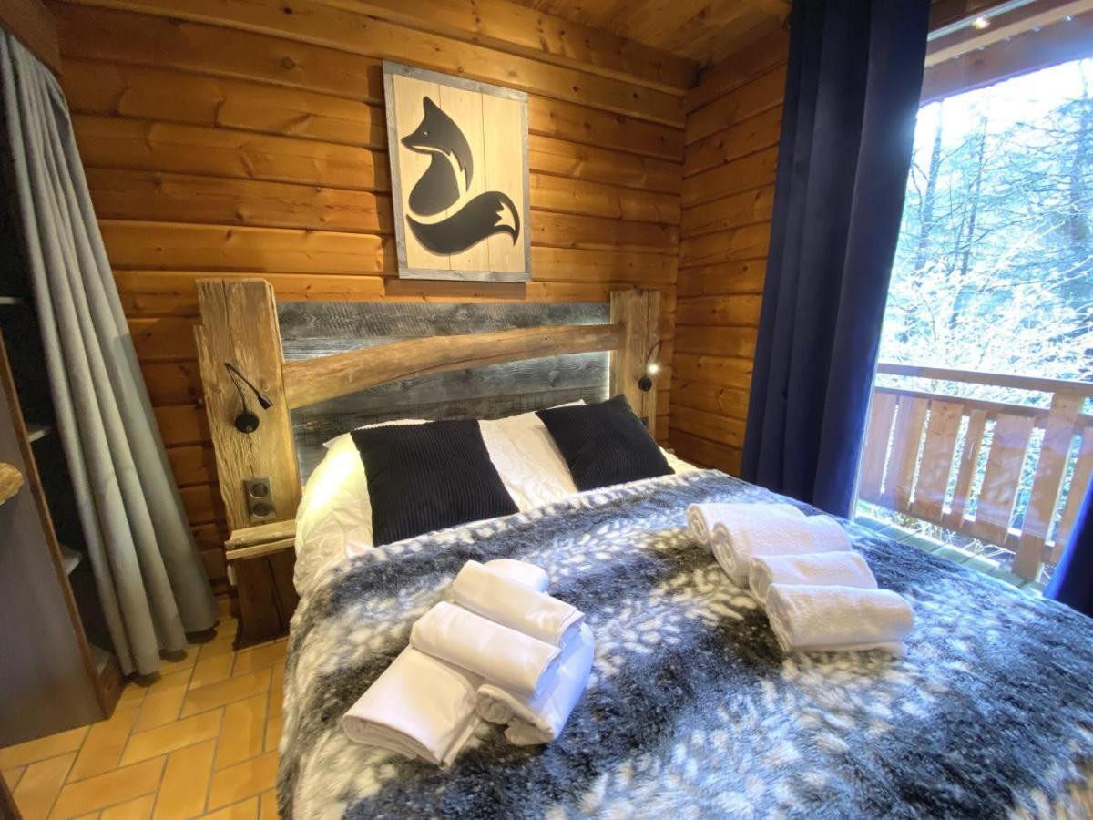 Le Renard Chalet En Bois Ла-Бресс Екстер'єр фото